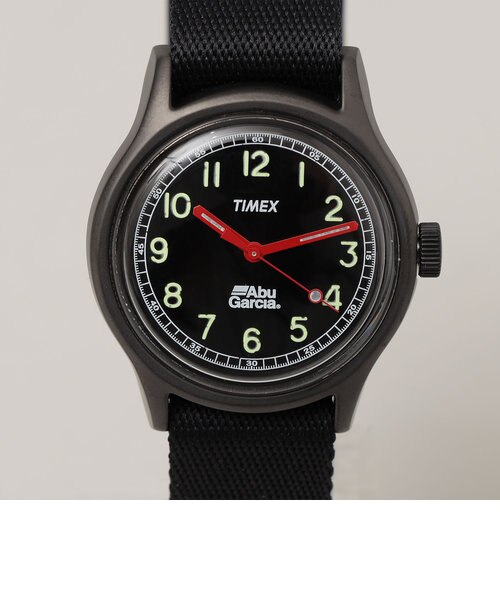 Abu Garcia Timex 腕時計 黒 TIMEX×Abu Garcia: コラボレーション ウォッチ （腕時計