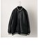 【SHIPS any別注】SKOOKUM: シンセティックレザー バーシティー ジャケット/ビックスタジャン◇