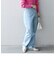 SHIPS any:〈ウォッシャブル〉フレア デニムパンツ［SHIPS any DENIM］