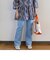 SHIPS any:〈ウォッシャブル〉フレア デニムパンツ［SHIPS any DENIM］