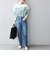 SHIPS any:〈ウォッシャブル〉フレア デニムパンツ［SHIPS any DENIM］