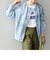 SHIPS any:〈ウォッシャブル〉ノーカラー デニムブルゾン［SHIPS any DENIM］