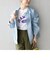 SHIPS any:〈ウォッシャブル〉ノーカラー デニムブルゾン［SHIPS any DENIM］
