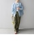 SHIPS any:〈ウォッシャブル〉ノーカラー デニムブルゾン［SHIPS any DENIM］
