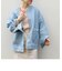 SHIPS any:〈ウォッシャブル〉ノーカラー デニムブルゾン［SHIPS any DENIM］