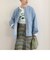 SHIPS any:〈ウォッシャブル〉ノーカラー デニムブルゾン［SHIPS any DENIM］