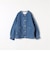 SHIPS any:〈ウォッシャブル〉ノーカラー デニムブルゾン［SHIPS any DENIM］