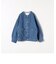 SHIPS any:〈ウォッシャブル〉ノーカラー デニムブルゾン［SHIPS any DENIM］