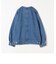 SHIPS any:〈ウォッシャブル〉ノーカラー デニムブルゾン［SHIPS any DENIM］