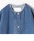 SHIPS any:〈ウォッシャブル〉ノーカラー デニムブルゾン［SHIPS any DENIM］