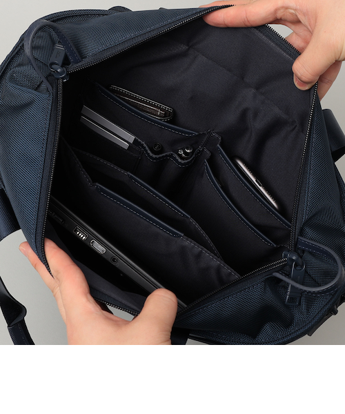 SHIPS別注】TUMI: 完全別注モデル エクスパンダブル スクエア トート