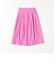 SHIPS any:〈ウォッシャブル〉カラー タック フレア ミディ スカート