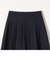 SHIPS any:〈ウォッシャブル〉カラー タック フレア ミディ スカート