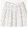 SHIPS any:〈ウォッシャブル〉ランダムタック ドット フレア ミディ スカート