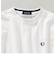 【SHIPS別注】FRED PERRY: SOLOTEX（R) 鹿の子 ワンポイント ロゴ Tシャツ 22SS