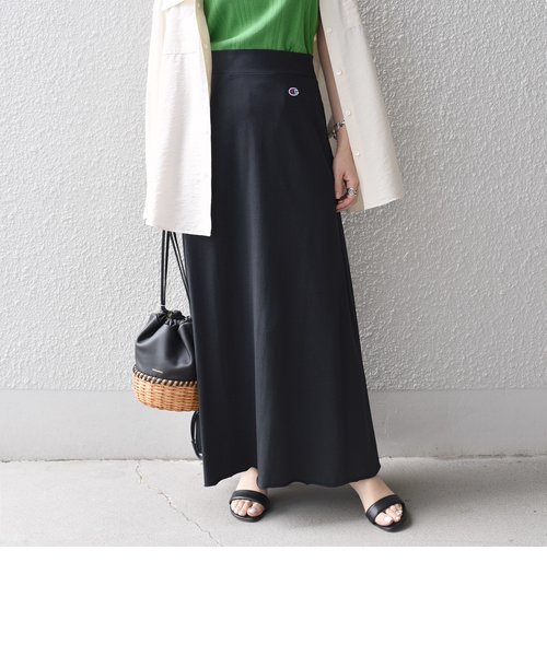 【SHIPS別注】Champion:〈洗濯機可能〉フレアマキシスカート◇