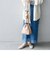 SHIPS any:〈手洗い可能〉リリー レース ストレート スカート
