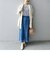 SHIPS any:〈手洗い可能〉リリー レース ストレート スカート