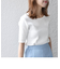 SHIPS any:〈ウォッシャブル〉テレコ ハーフ スリーブ TEE