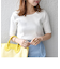 SHIPS any:〈ウォッシャブル〉テレコ ハーフ スリーブ TEE