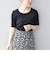 SHIPS any:〈ウォッシャブル〉テレコ ハーフ スリーブ TEE