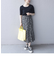 SHIPS any:〈ウォッシャブル〉テレコ ハーフ スリーブ TEE