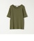 SHIPS any:〈ウォッシャブル〉テレコ ハーフ スリーブ TEE