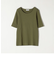 SHIPS any:〈ウォッシャブル〉テレコ ハーフ スリーブ TEE