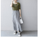 SHIPS any:〈ウォッシャブル〉テレコ ハーフ スリーブ TEE