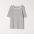 SHIPS any:〈ウォッシャブル〉テレコ ハーフ スリーブ TEE
