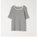 SHIPS any:〈ウォッシャブル〉テレコ ハーフ スリーブ TEE