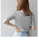 SHIPS any:〈ウォッシャブル〉テレコ ハーフ スリーブ TEE