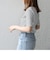 SHIPS any:〈ウォッシャブル〉テレコ ハーフ スリーブ TEE