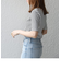 SHIPS any:〈ウォッシャブル〉テレコ ハーフ スリーブ TEE