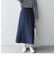 SHIPS any:〈ウォッシャブル〉バスケット サーキュラー ミディ スカート