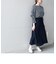 SHIPS any:〈ウォッシャブル〉バスケット サーキュラー ミディ スカート