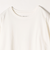 SHIPS any:〈吸水速乾〉ラウンドヘム ロングスリーブ ワイド TEE