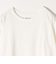 SHIPS any:〈吸水速乾〉ラウンドヘム ロングスリーブ ワイド TEE