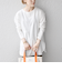 SHIPS any:〈吸水速乾〉ラウンドヘム ロングスリーブ ワイド TEE