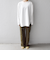 SHIPS any:〈吸水速乾〉ラウンドヘム ロングスリーブ ワイド TEE