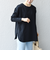 SHIPS any:〈吸水速乾〉ラウンドヘム ロングスリーブ ワイド TEE