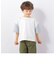 SHIPS any: オーバーサイズ バイカラー 半袖 Tシャツ <KIDS>