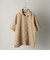 SHIPS: フラワー ジャカード オープンカラーシャツ S/S