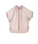 〈手洗い可能〉ネック ギャザー ソリッド ブラウス