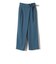 *〈手洗い可能〉リネンライクラップパンツ◇