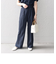 *〈手洗い可能〉リネンライクセンタープレスパンツ◇