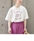 SHIPS any: エスプリ ロゴ Tシャツ