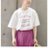 SHIPS any: エスプリ ロゴ Tシャツ