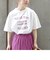 SHIPS any: エスプリ ロゴ Tシャツ