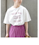 SHIPS any: エスプリ ロゴ Tシャツ
